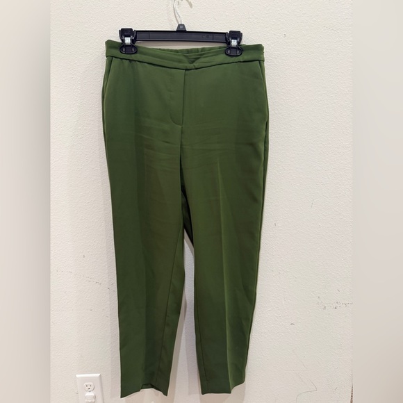 Mango Pants - Mango Olive Green Pants